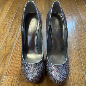 glitter heels